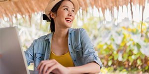 Top online jobs in Cambodia in 2026 with professionals working remotely on laptops.
